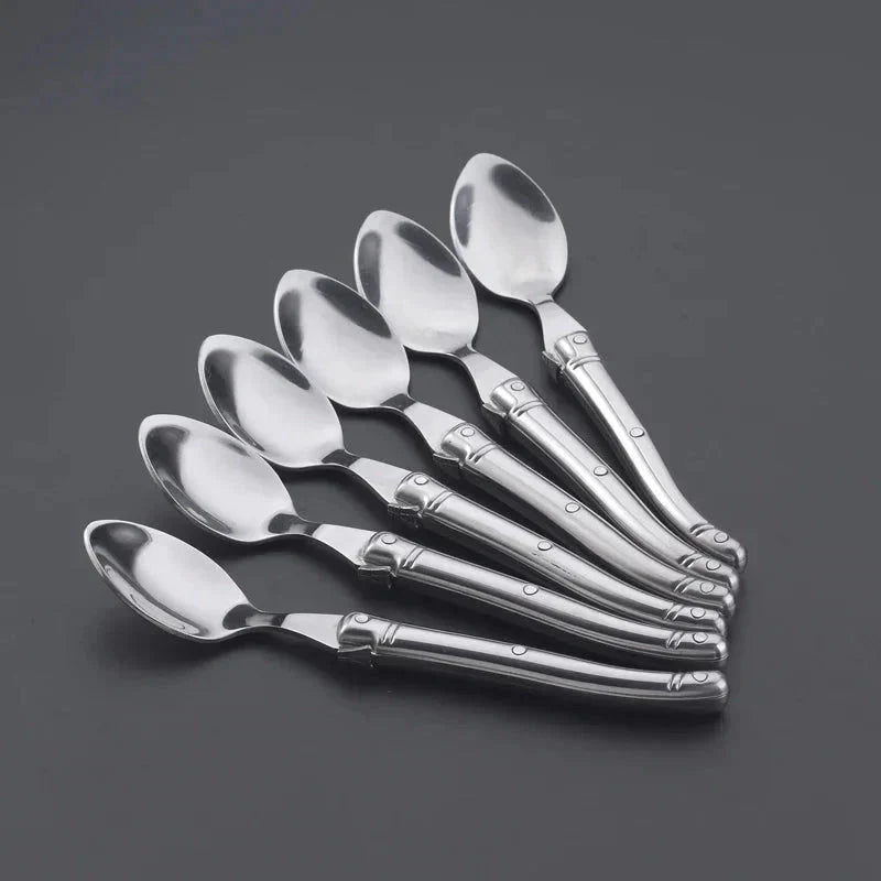 Hom & Ember – Elegant 24 - Piece Stainless Steel Cutlery Set for Stylish Dining and Refined Table Setting - Hom & Ember