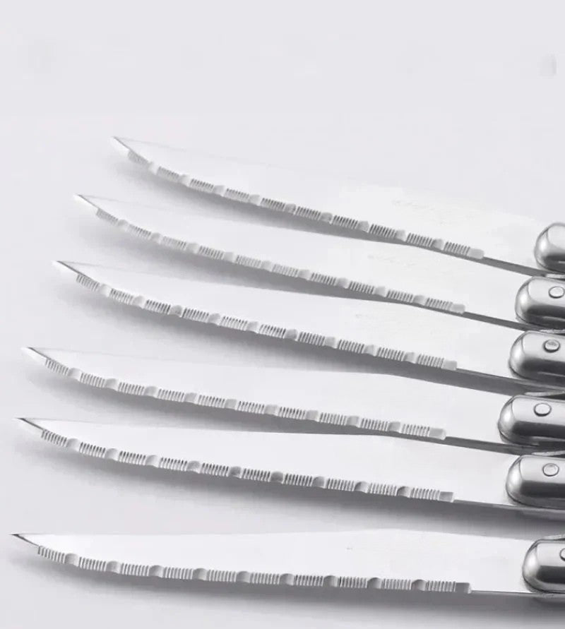 Hom & Ember – Elegant 24 - Piece Stainless Steel Cutlery Set for Stylish Dining and Refined Table Setting - Hom & Ember