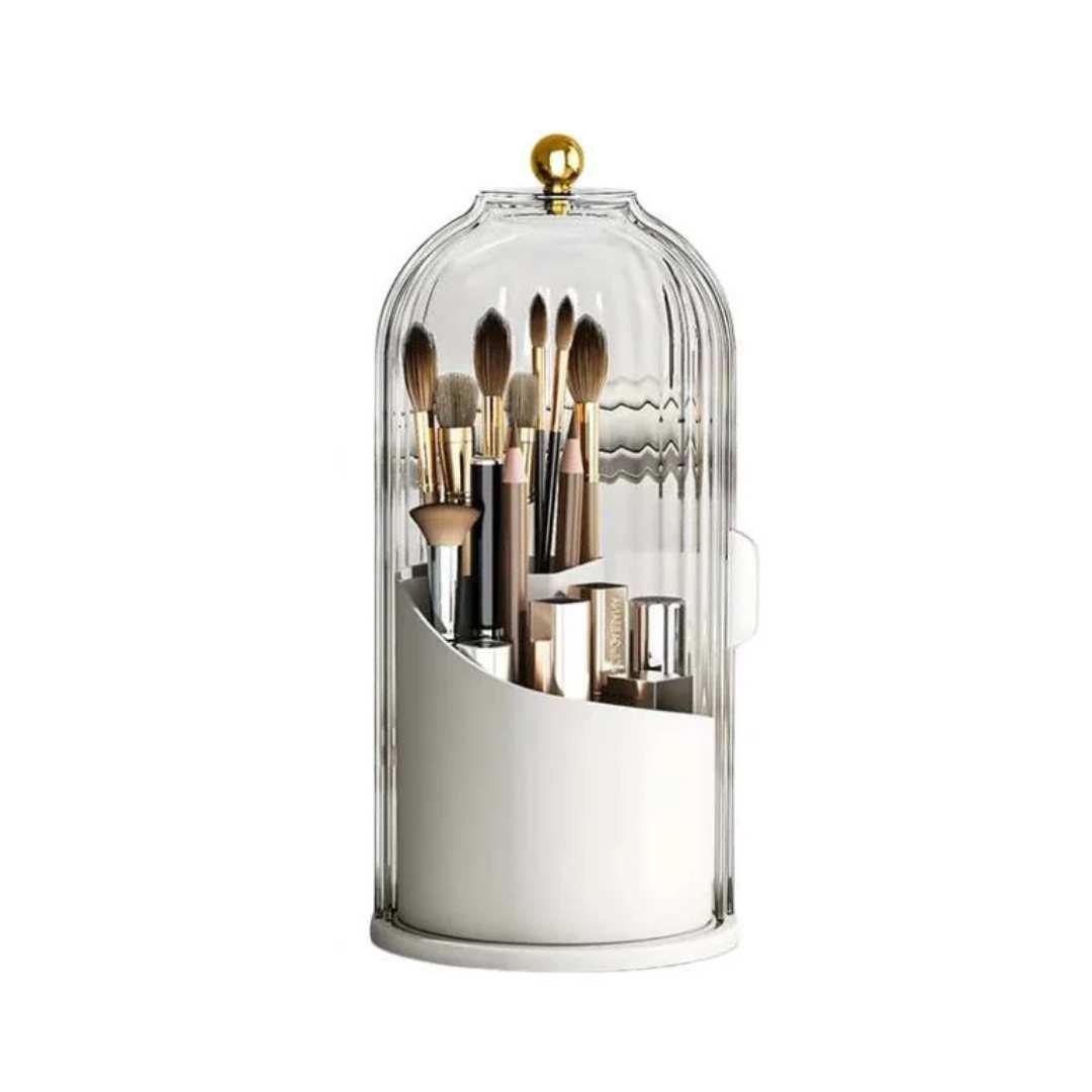 Hom & Ember – Elegant 360° Rotating Acrylic Organiser for a Sophisticated Touch - Hom & Ember