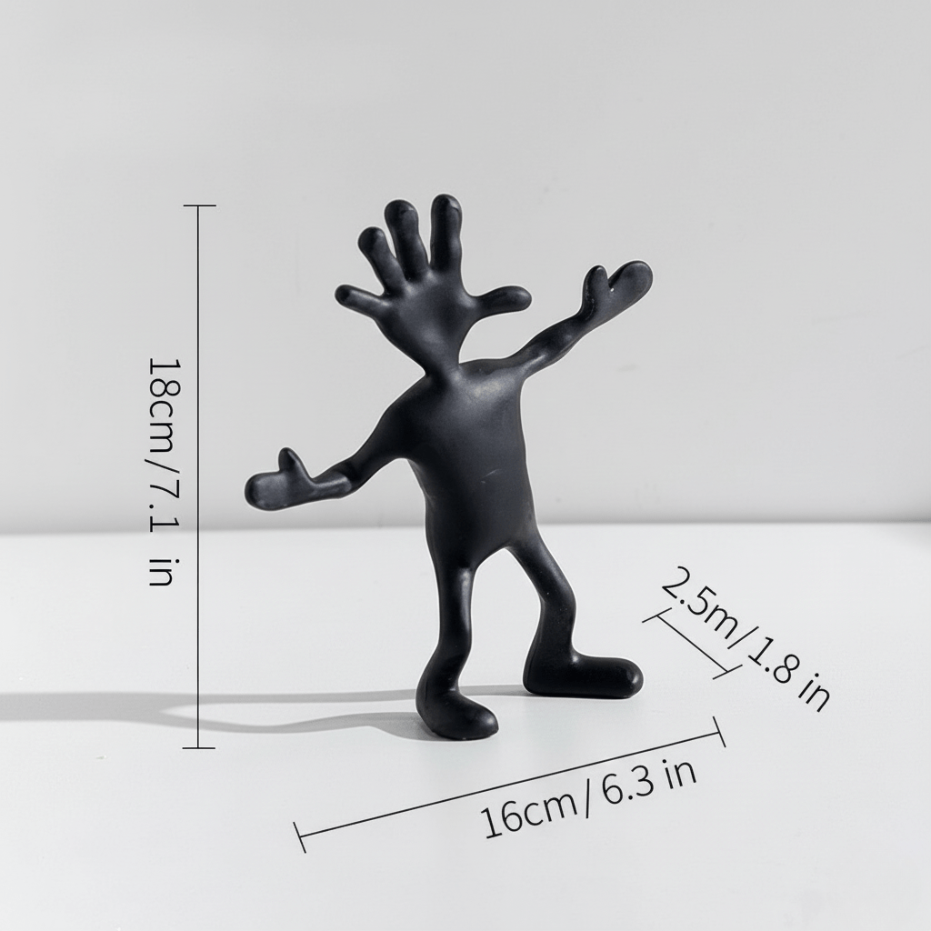 Hom & Ember – Elegant Abstract Alien Resin Sculpture for Modern Spaces with Aesthetic Charm - Hom & Ember