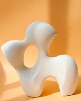 Hom & Ember – Elegant Abstract Ceramic Sculpture for a Serene Ambiance - Hom & Ember