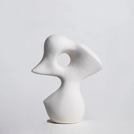 Hom & Ember – Elegant Abstract Ceramic Sculpture for a Serene Ambiance - Hom & Ember