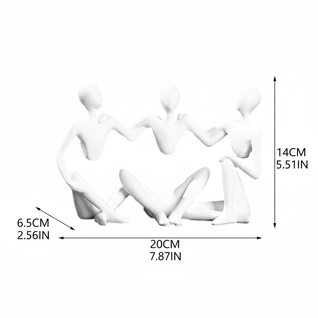 Hom & Ember – Elegant Abstract Resin Sculpture for Contemporary Spaces with Timeless Charm - Hom & Ember