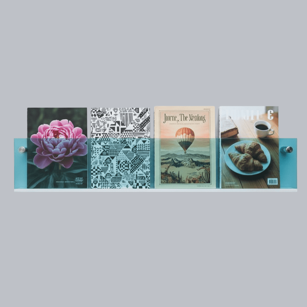 Hom & Ember – Elegant Acrylic Wall Shelf for Contemporary Spaces, Exuding Modern Sophistication - Hom & Ember