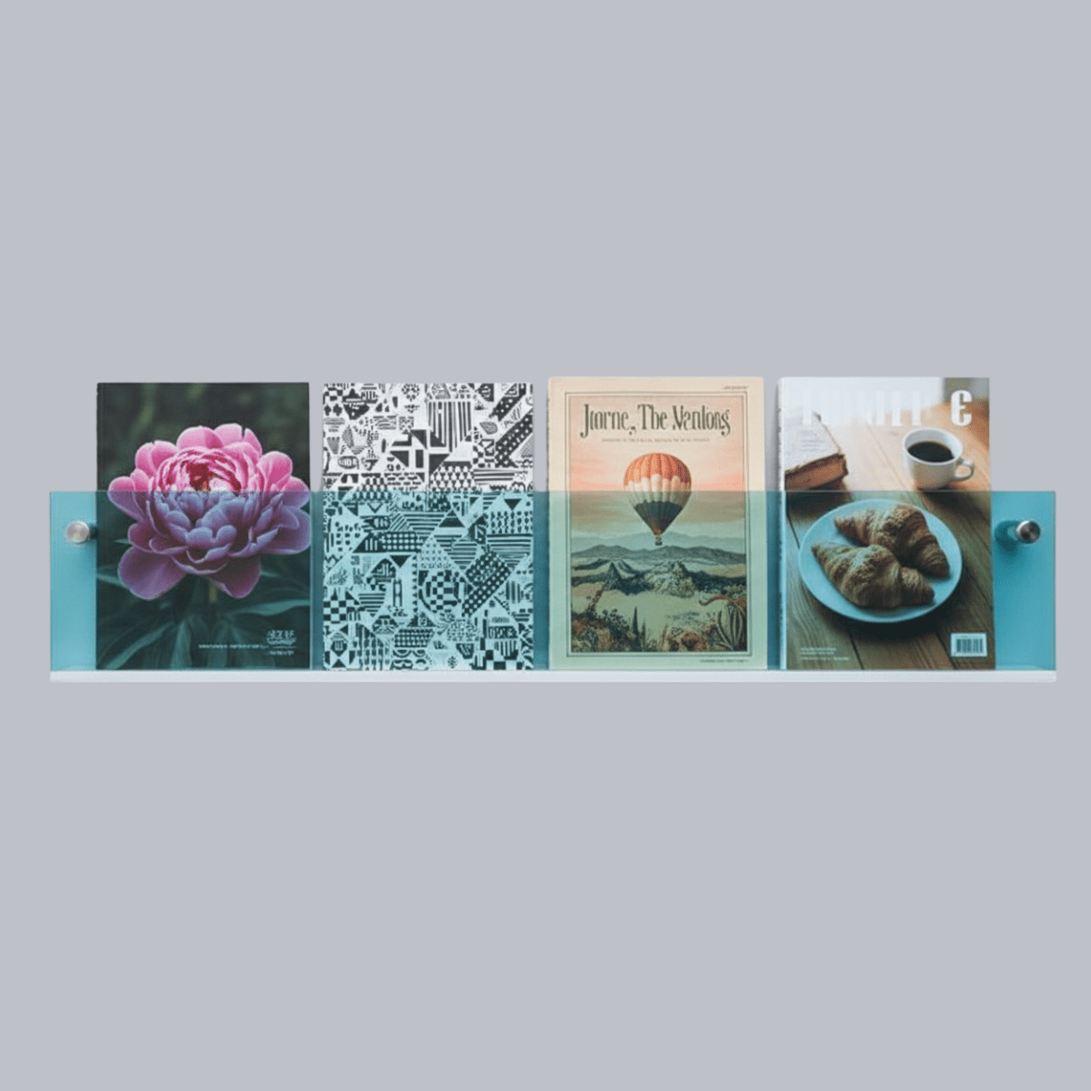 Hom & Ember – Elegant Acrylic Wall Shelf for Contemporary Spaces, Exuding Modern Sophistication - Hom & Ember