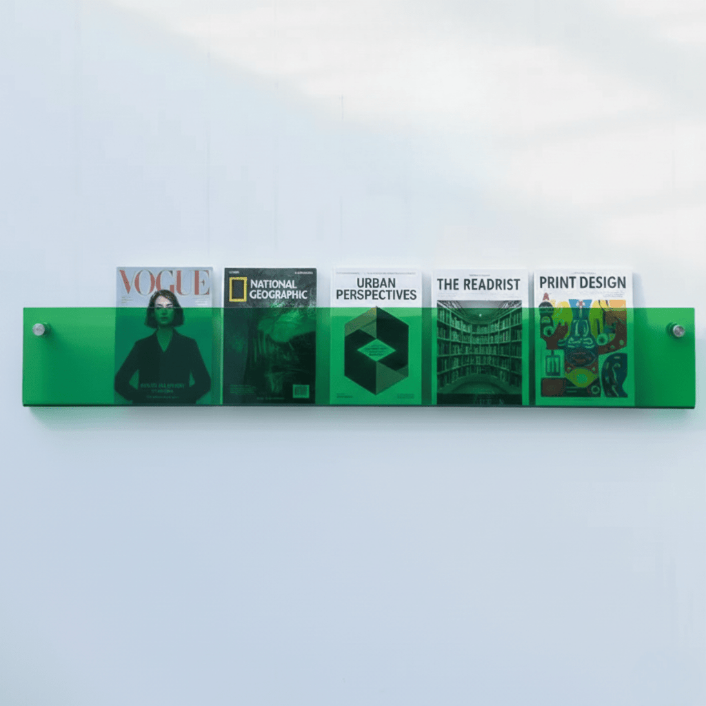 Hom & Ember – Elegant Acrylic Wall Shelf for Contemporary Spaces, Exuding Modern Sophistication - Hom & Ember