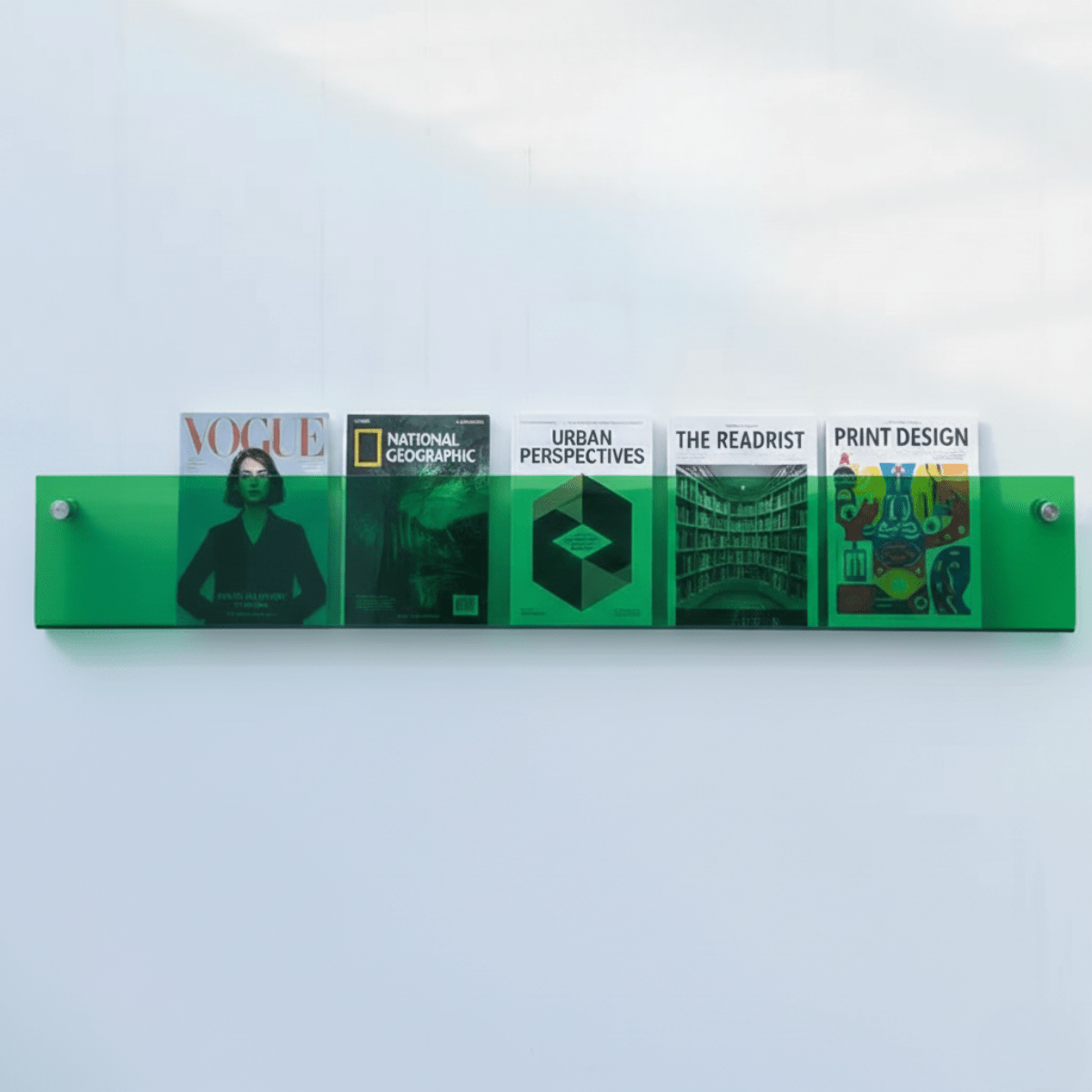 Hom & Ember – Elegant Acrylic Wall Shelf for Contemporary Spaces, Exuding Modern Sophistication - Hom & Ember