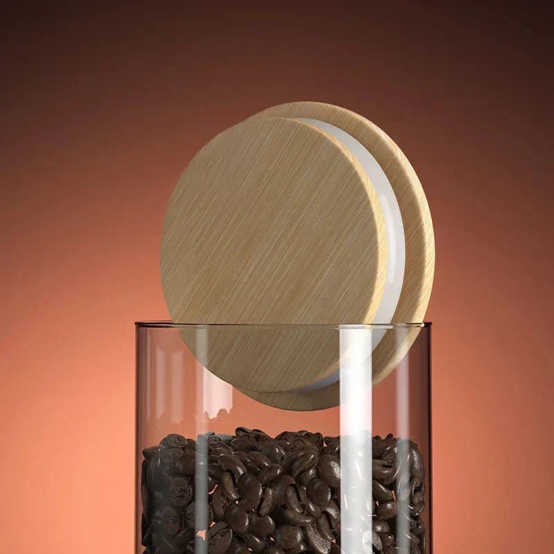 Hom & Ember – Elegant Airtight Glass Jar for a Stylish and Sophisticated Kitchen Aesthetics - Hom & Ember