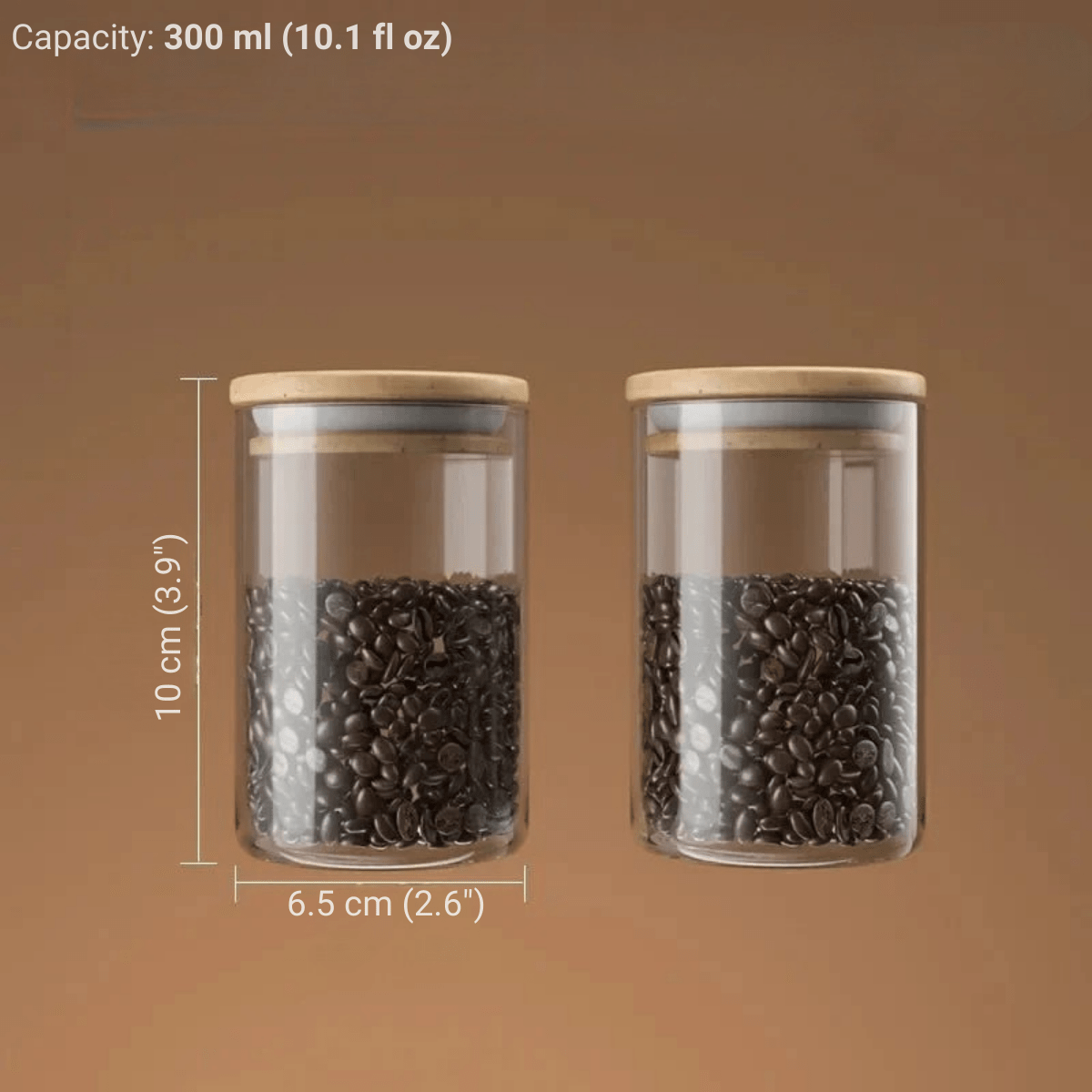 Hom & Ember – Elegant Airtight Glass Jar for a Stylish and Sophisticated Kitchen Aesthetics - Hom & Ember