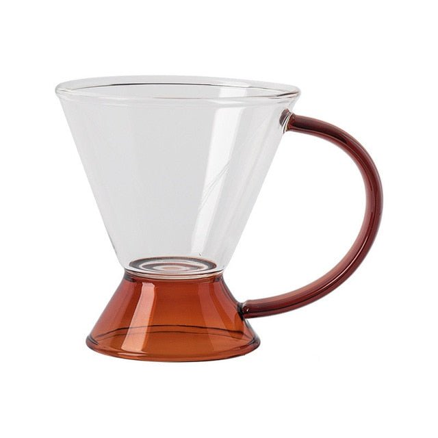 Hom & Ember – Elegant Amber Glass Teapot Set with Tray for a Serene Ambiance - Hom & Ember