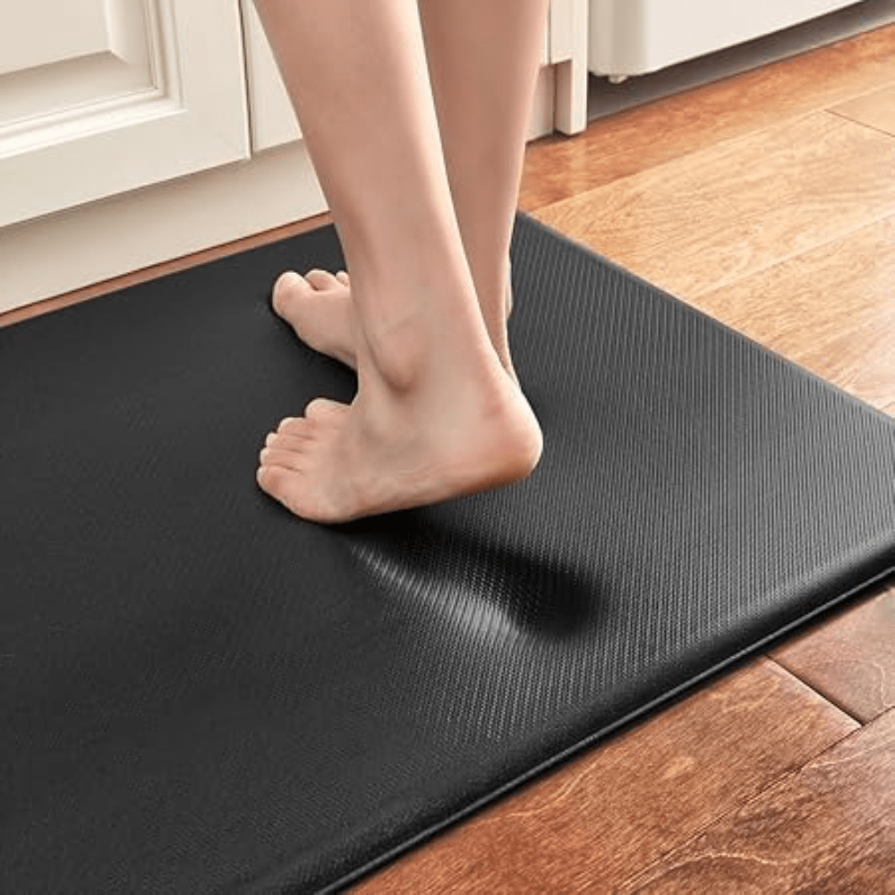 Hom & Ember – Elegant Anti - Fatigue Kitchen Mat for Comfortable Cooking Spaces with Timeless Charm - Hom & Ember