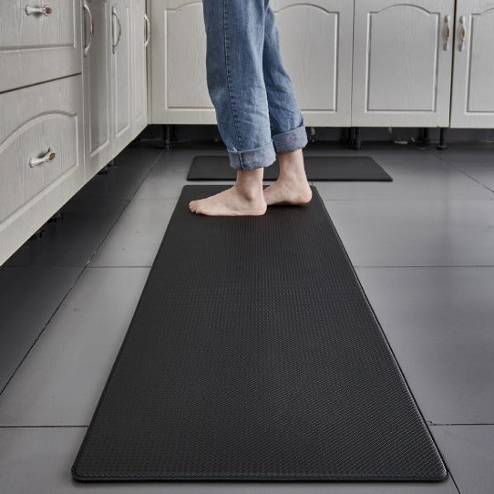 Hom & Ember – Elegant Anti - Fatigue Kitchen Mat for Comfortable Cooking Spaces with Timeless Charm - Hom & Ember