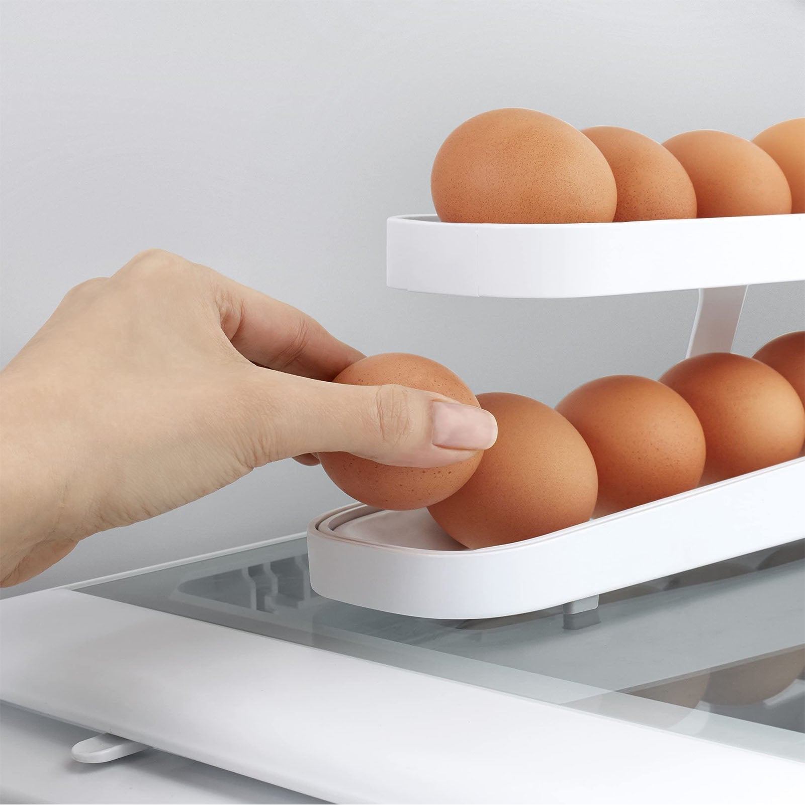 Hom & Ember – Elegant Automatic Egg Dispenser for Organised Kitchen Spaces, with Timeless Charm - Hom & Ember