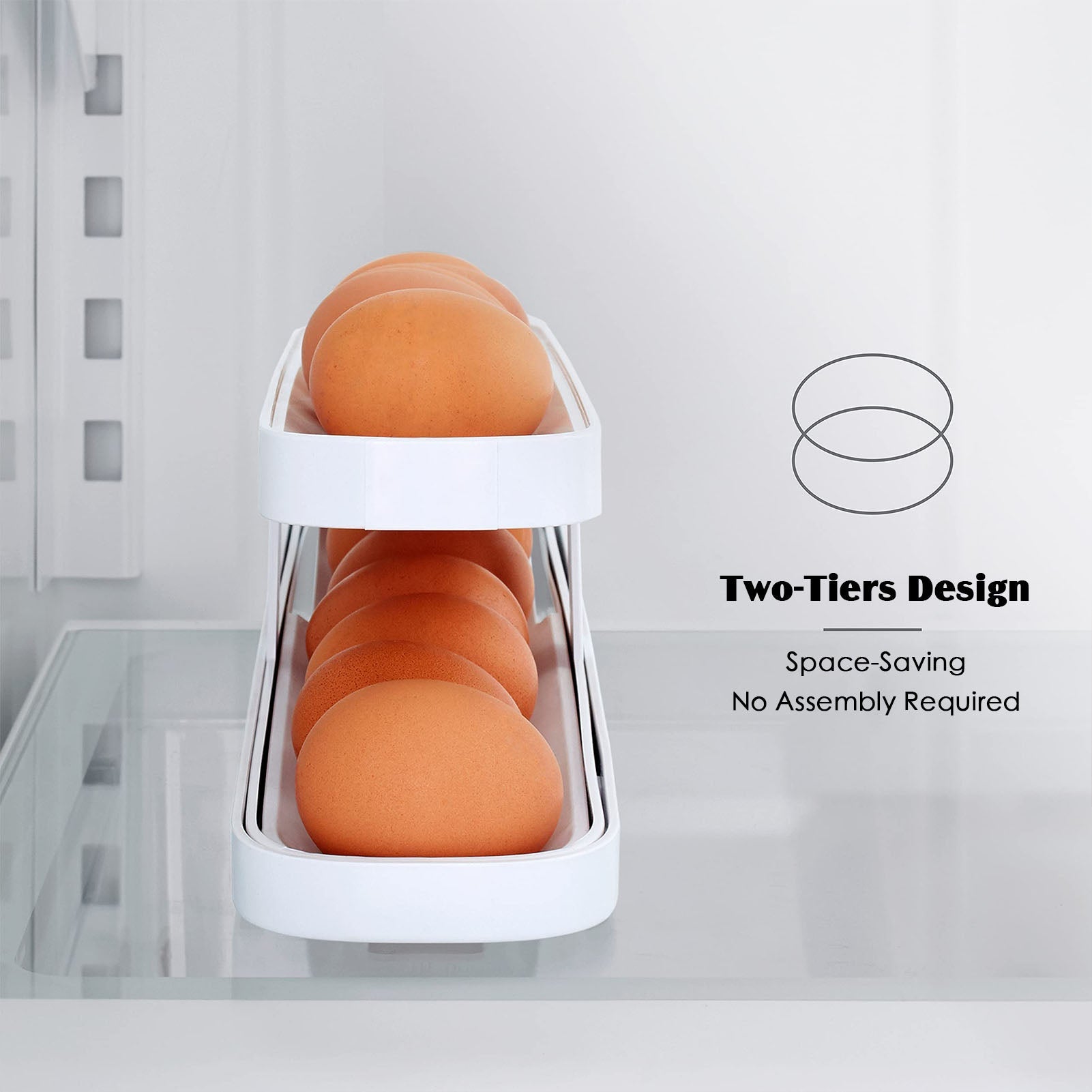 Hom & Ember – Elegant Automatic Egg Dispenser for Organised Kitchen Spaces, with Timeless Charm - Hom & Ember
