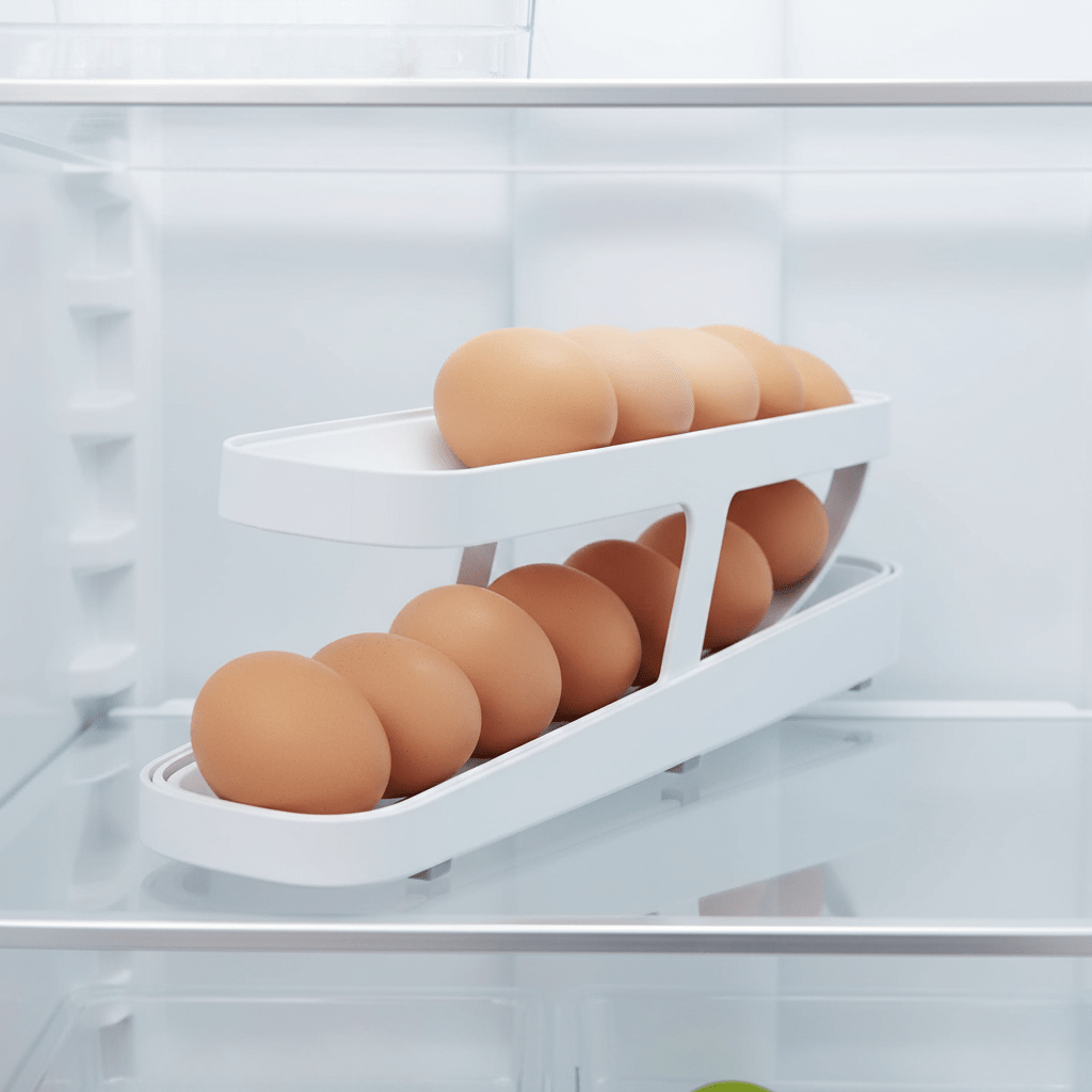 Hom & Ember – Elegant Automatic Egg Dispenser for Organised Kitchen Spaces, with Timeless Charm - Hom & Ember