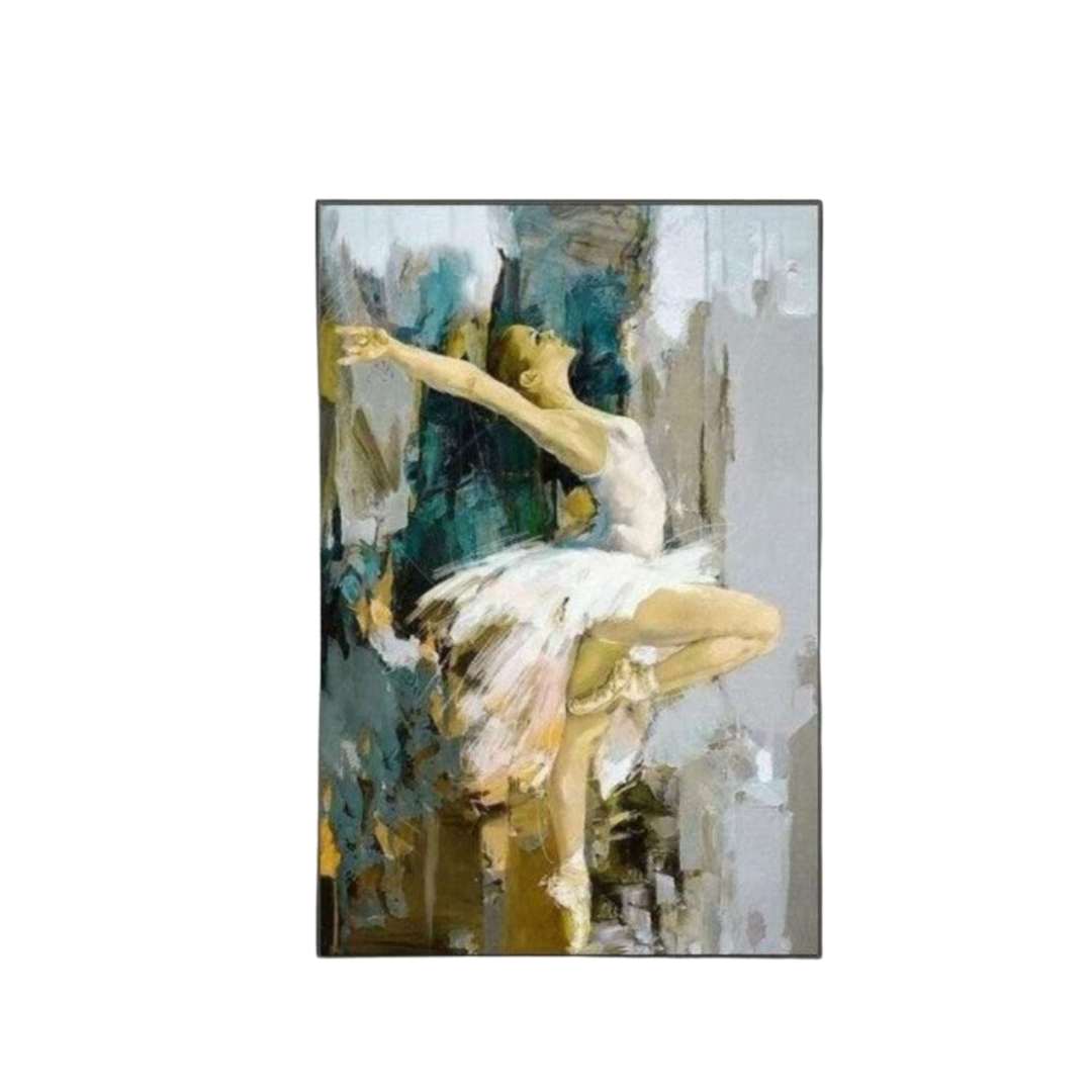 Hom & Ember – Elegant Ballerina Canvas Art for Modern Living Spaces with Sophisticated Ambience - Hom & Ember