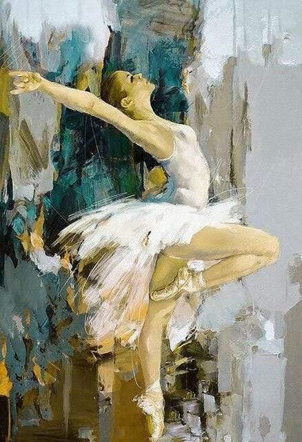 Hom & Ember – Elegant Ballerina Canvas Art for Modern Living Spaces with Sophisticated Ambience - Hom & Ember