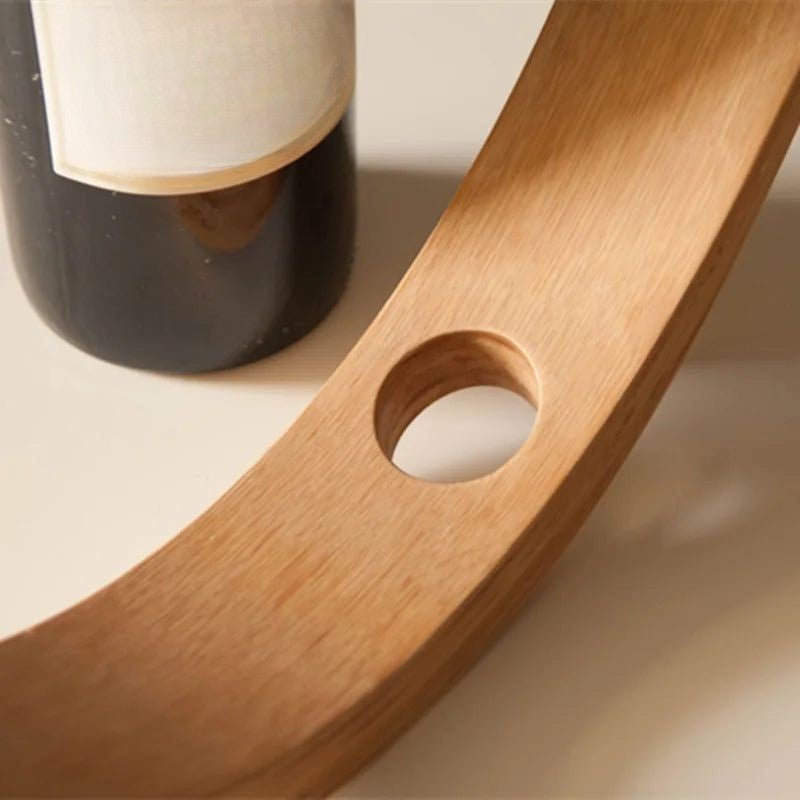 Hom & Ember – Elegant Bamboo Wine Rack for Stylish Entertaining with Timeless Charm - Hom & Ember