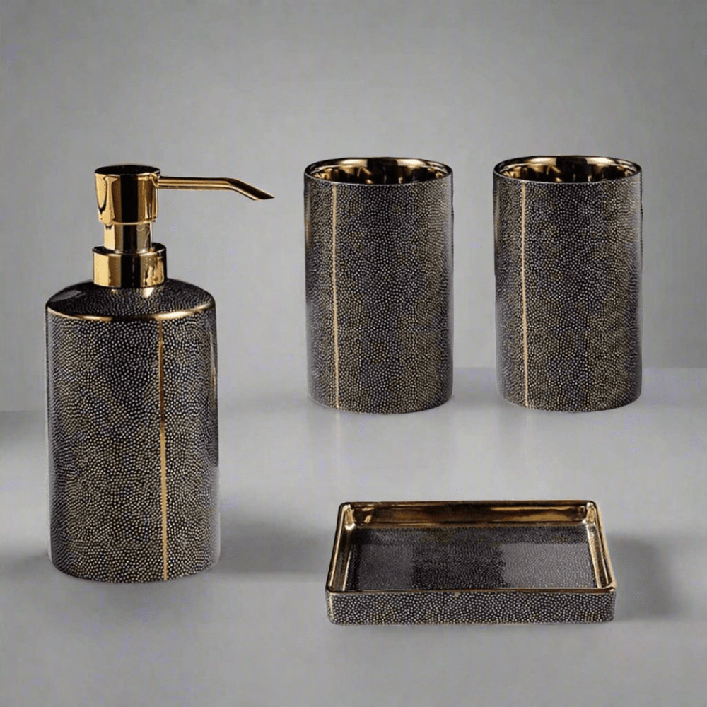 Hom & Ember – Elegant Bathroom Accessory Set for a Refined Look - Hom & Ember
