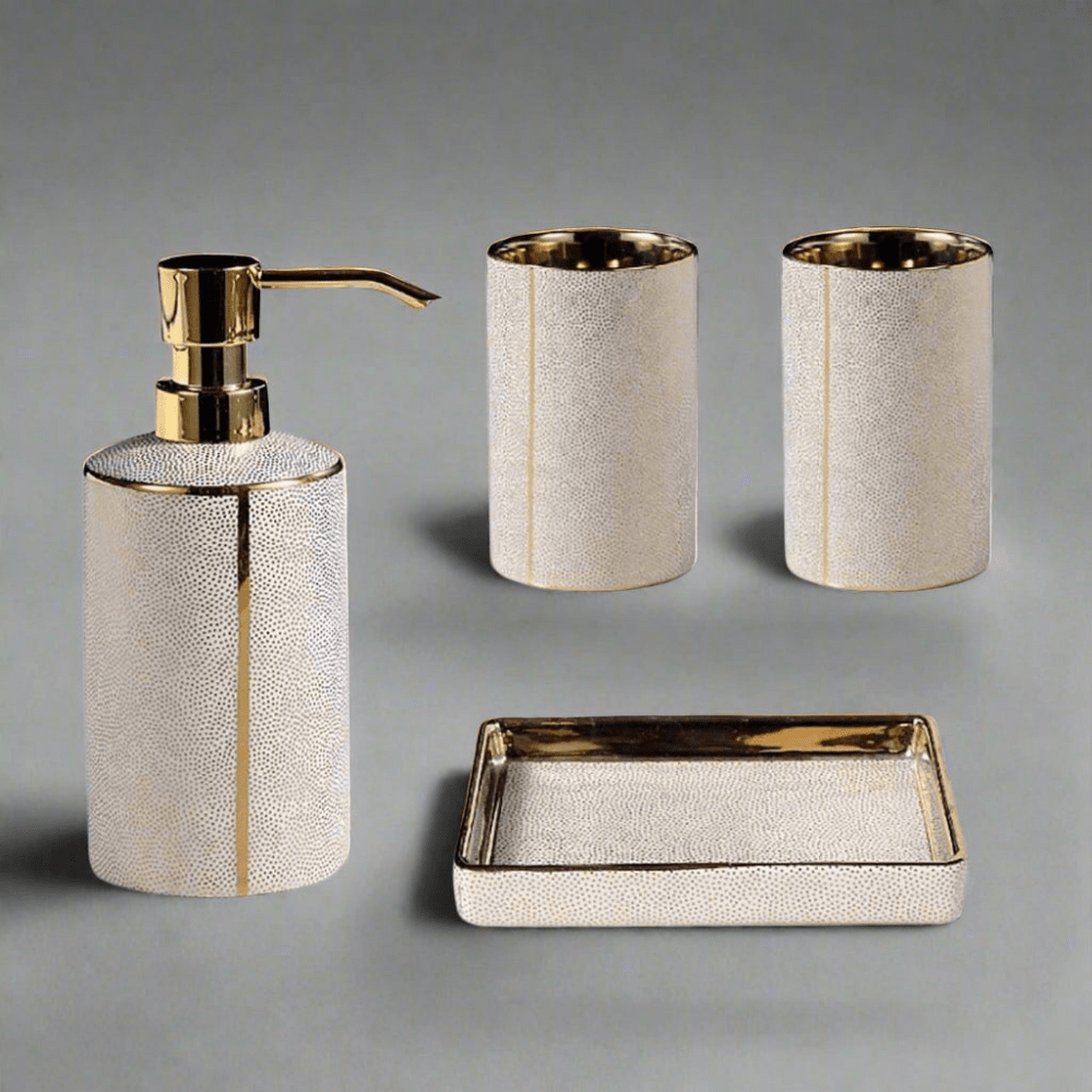 Hom & Ember – Elegant Bathroom Accessory Set for a Refined Look - Hom & Ember