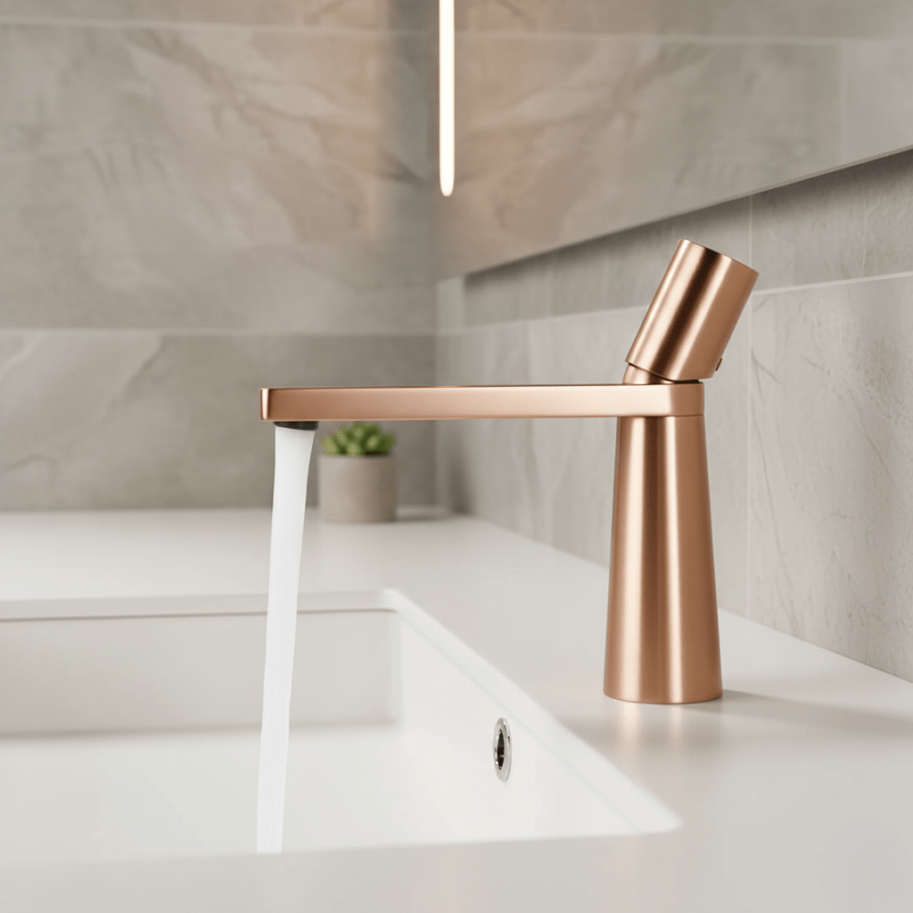 Hom & Ember – Elegant Bathroom Sink Tap in Polished Chrome for a Serene Ambiance - Hom & Ember