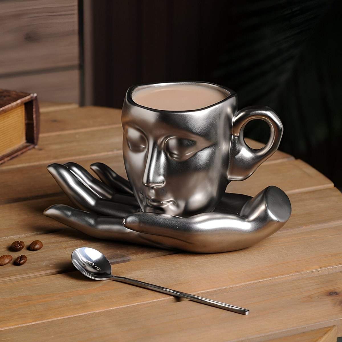 Hom & Ember – Elegant Ceramic Coffee Set for a Serene Ambiance - Hom & Ember
