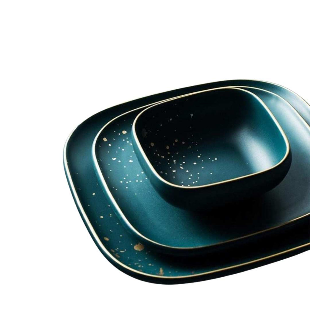 Hom & Ember – Elegant Ceramic Dinnerware Set for Stylish Dining and Timeless Table Setting - Hom & Ember