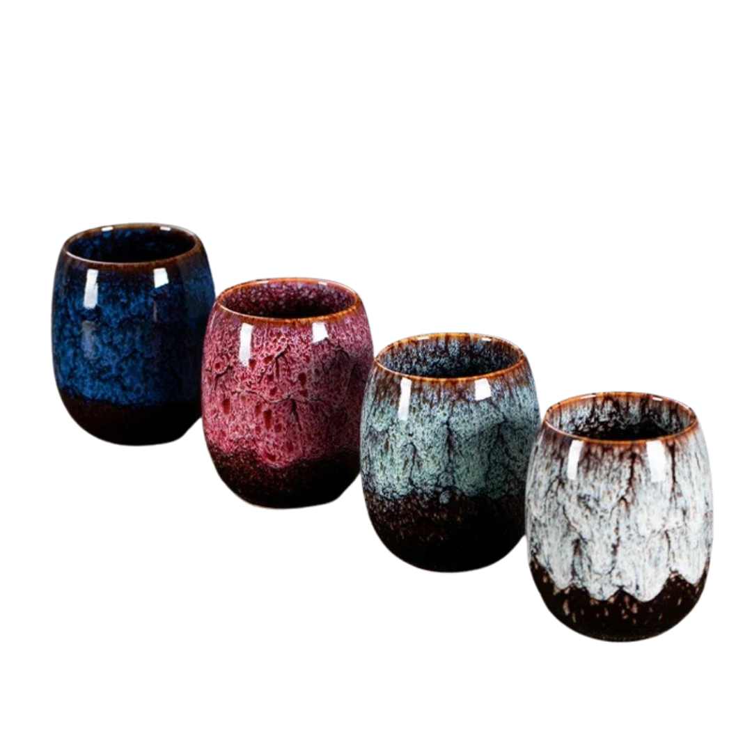 Hom & Ember – Elegant Ceramic Kung Fu Tea Set for a Serene Ambiance - Hom & Ember