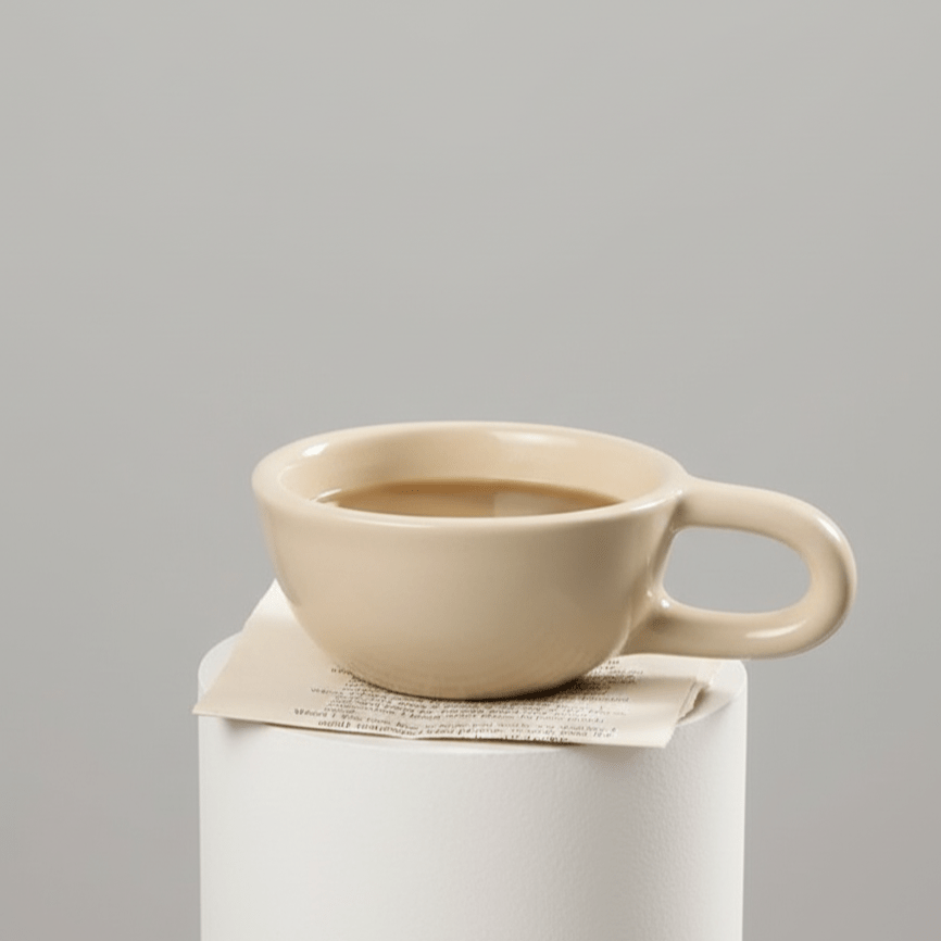 Hom & Ember – Elegant Ceramic Mug in Stylish Earthy Tones, Perfect for a Serene Ambiance - Hom & Ember