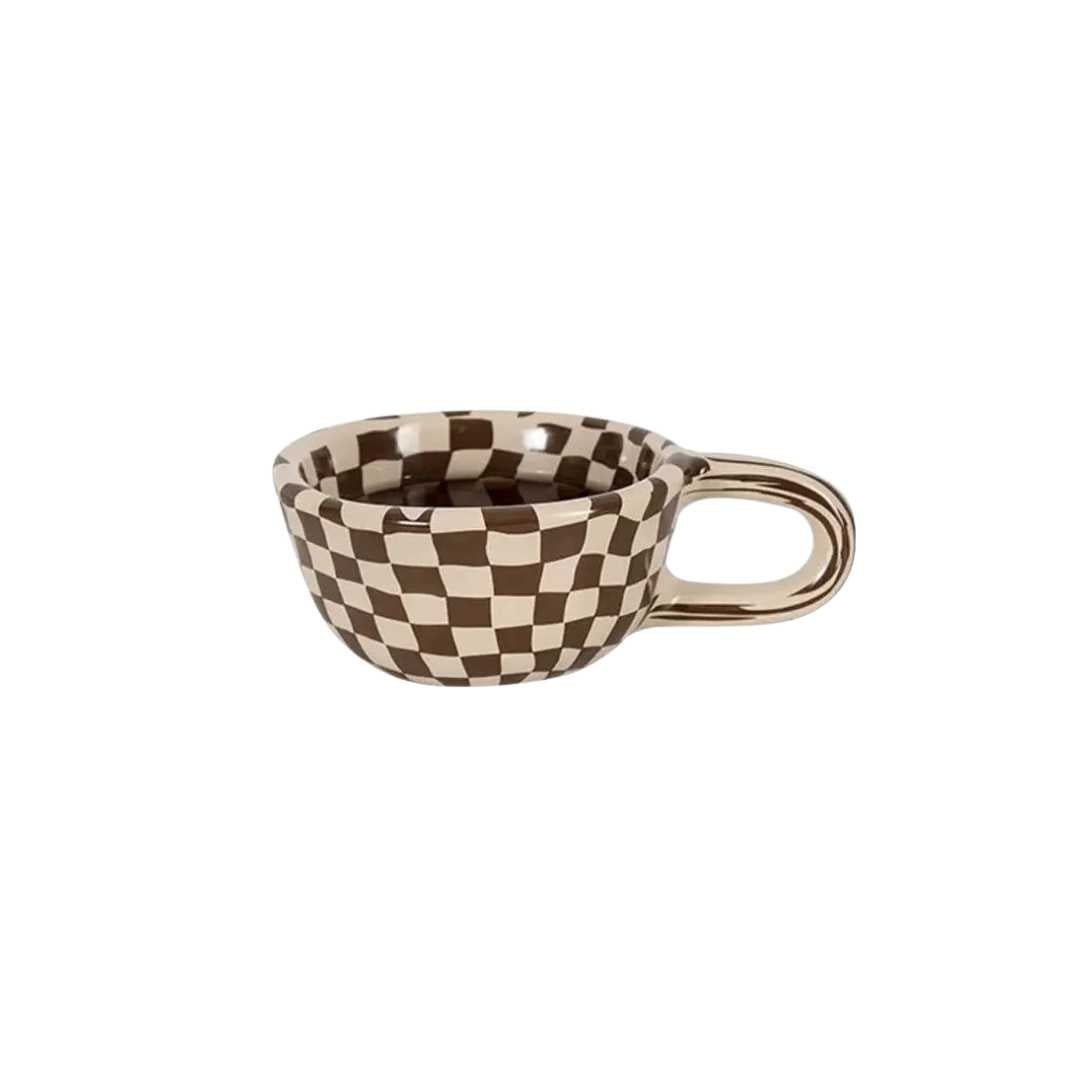 Hom & Ember – Elegant Ceramic Mug in Stylish Earthy Tones, Perfect for a Serene Ambiance - Hom & Ember