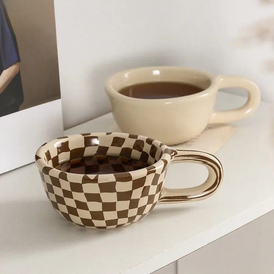Hom & Ember – Elegant Ceramic Mug in Stylish Earthy Tones, Perfect for a Serene Ambiance - Hom & Ember