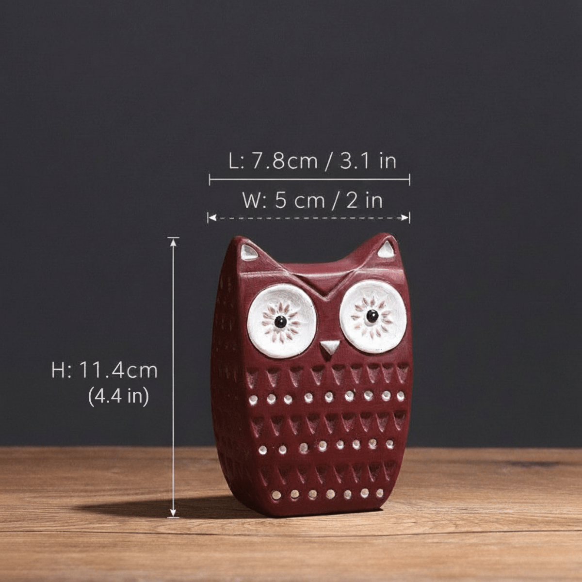 Hom & Ember – Elegant Ceramic Owl Sculpture in Soft Neutrals for a Serene Ambiance - Hom & Ember