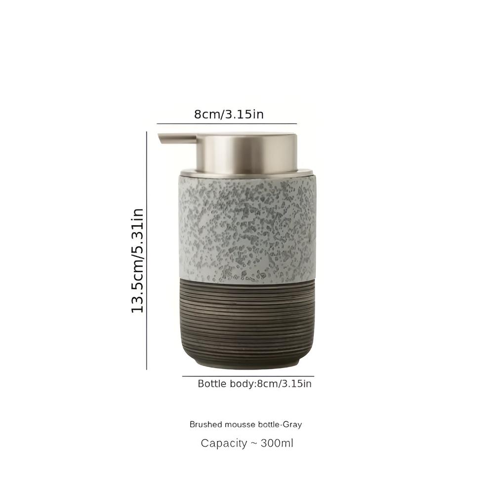 Hom & Ember – Elegant Ceramic Soap Dispenser for a Serene Ambiance - Hom & Ember