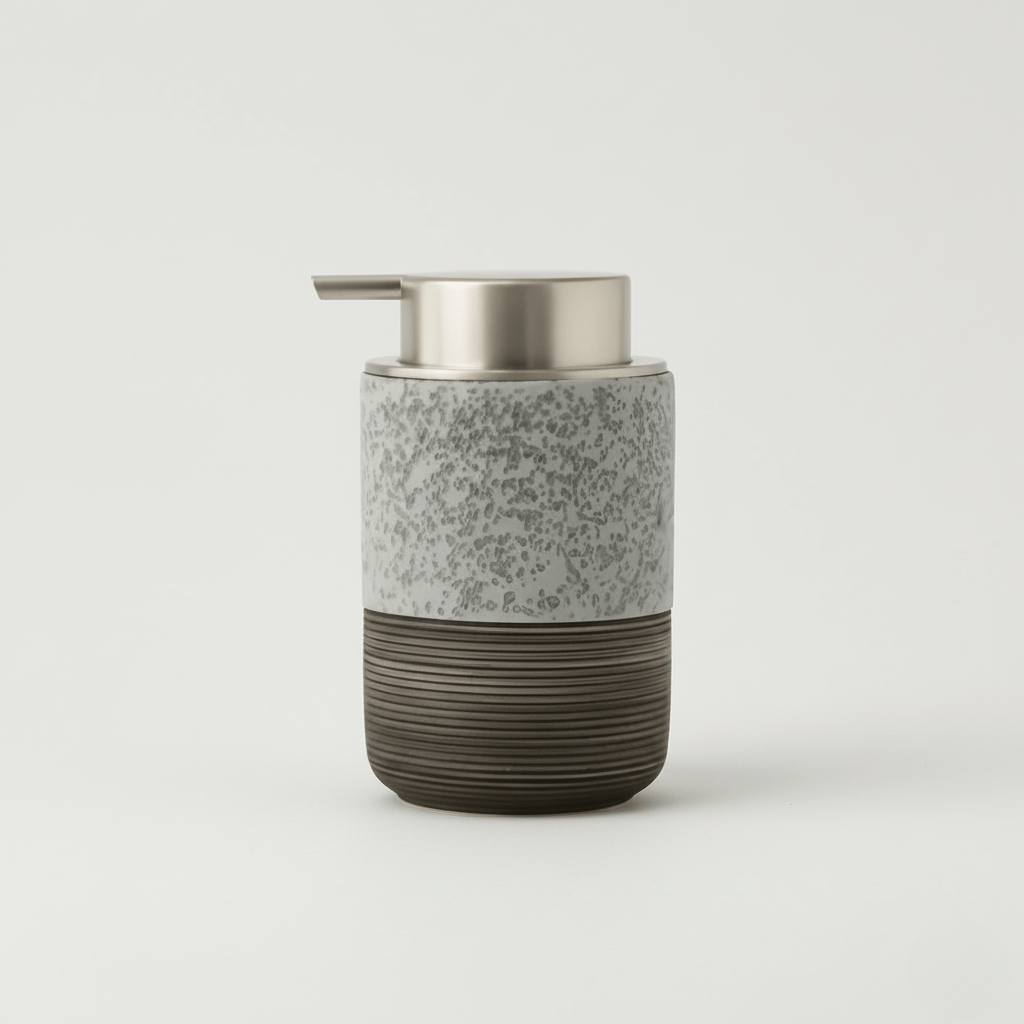 Hom & Ember – Elegant Ceramic Soap Dispenser for a Serene Ambiance - Hom & Ember