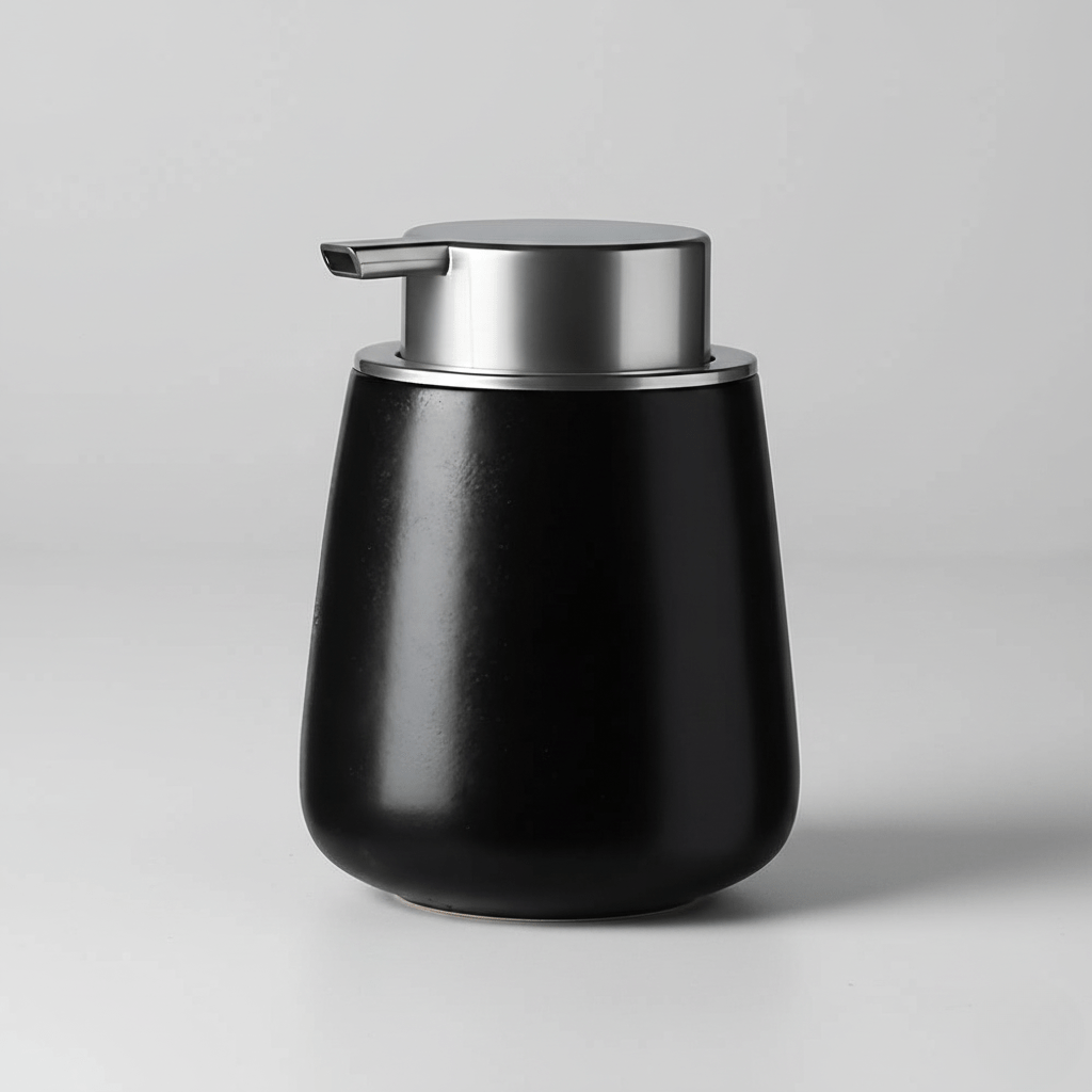 Hom & Ember – Elegant Ceramic Soap Dispenser for a Touch of Modern Luxury - Hom & Ember