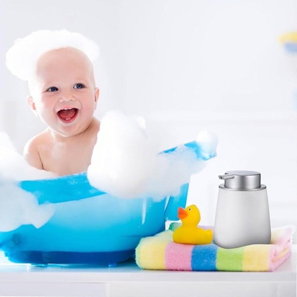 Hom & Ember – Elegant Ceramic Soap Dispenser for a Touch of Modern Luxury - Hom & Ember