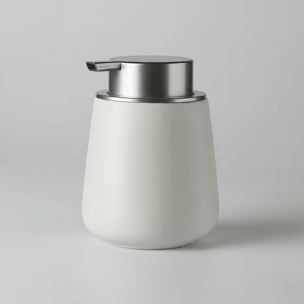 Hom & Ember – Elegant Ceramic Soap Dispenser for a Touch of Modern Luxury - Hom & Ember