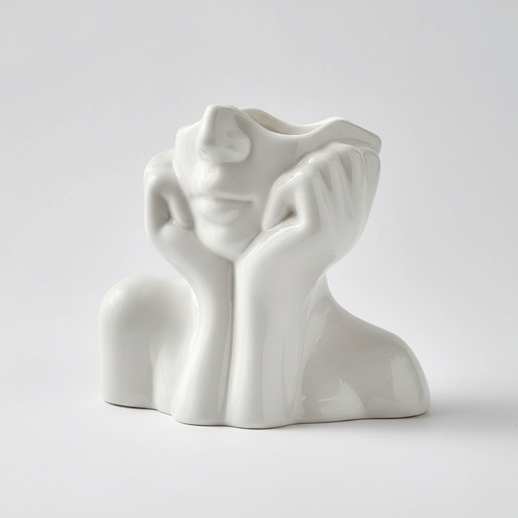 Hom & Ember – Elegant Ceramic Vase for Contemporary Spaces with Timeless Charm - Hom & Ember