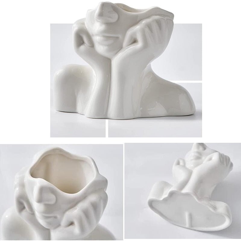 Hom & Ember – Elegant Ceramic Vase for Contemporary Spaces with Timeless Charm - Hom & Ember