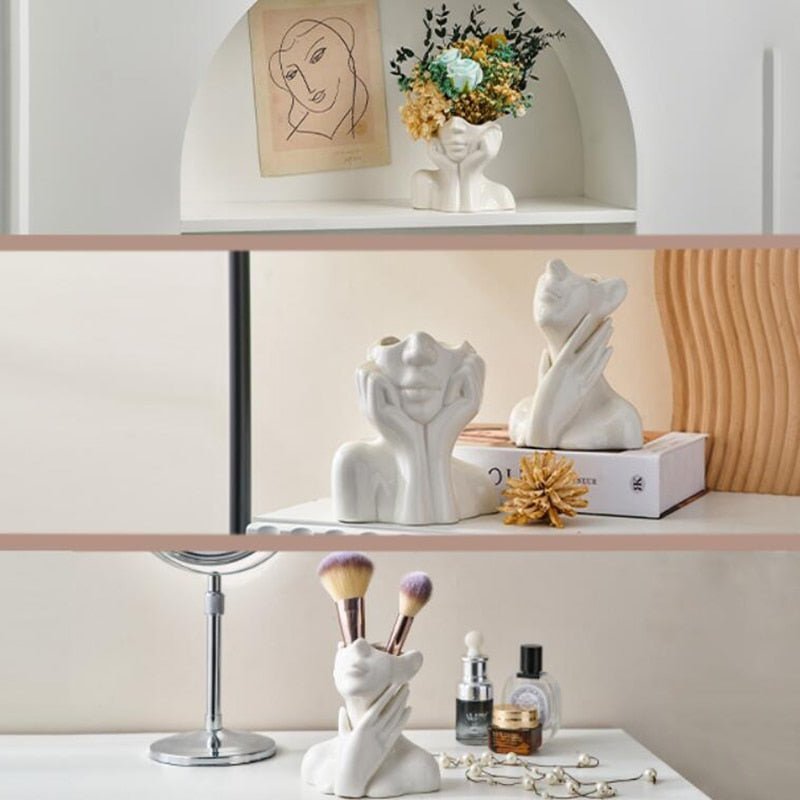 Hom & Ember – Elegant Ceramic Vase for Contemporary Spaces with Timeless Charm - Hom & Ember