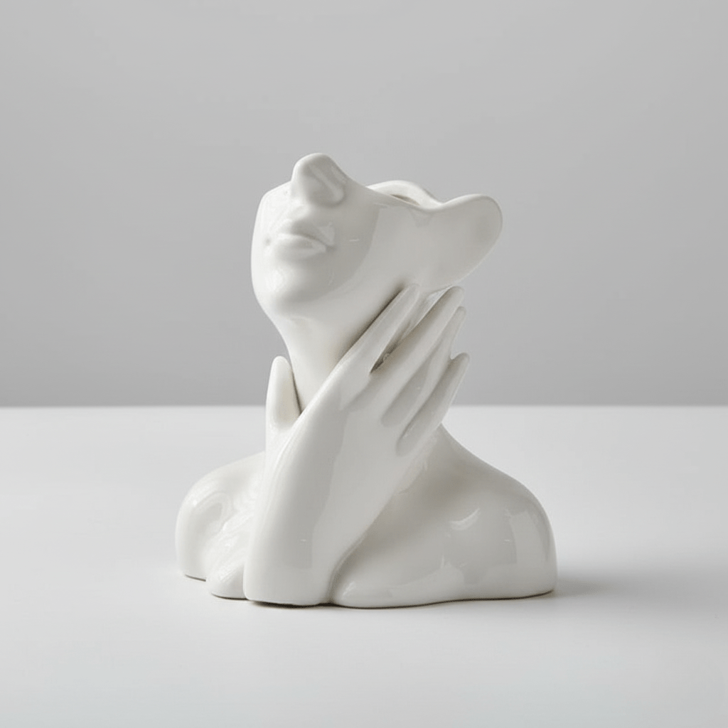 Hom & Ember – Elegant Ceramic Vase for Contemporary Spaces with Timeless Charm - Hom & Ember