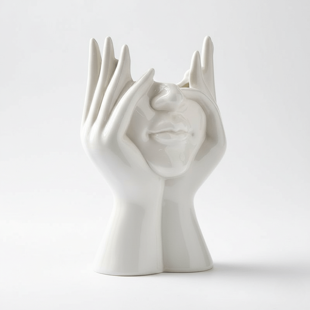 Hom & Ember – Elegant Ceramic Vase for Contemporary Spaces with Timeless Charm - Hom & Ember