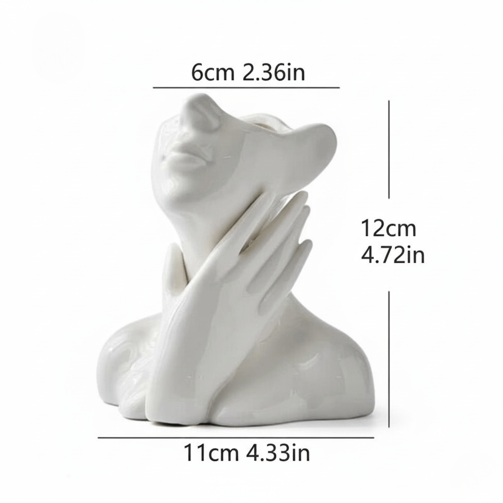 Hom & Ember – Elegant Ceramic Vase for Contemporary Spaces with Timeless Charm - Hom & Ember