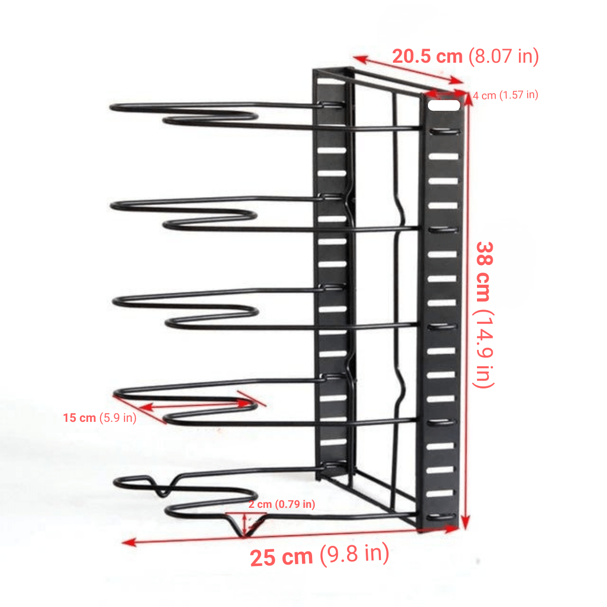 Hom & Ember – Elegant Cookware Organiser for a Clutter - Free Kitchen with Timeless Charm - Hom & Ember