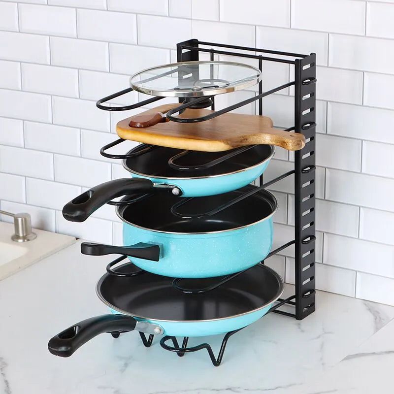Hom & Ember – Elegant Cookware Organiser for a Clutter - Free Kitchen with Timeless Charm - Hom & Ember