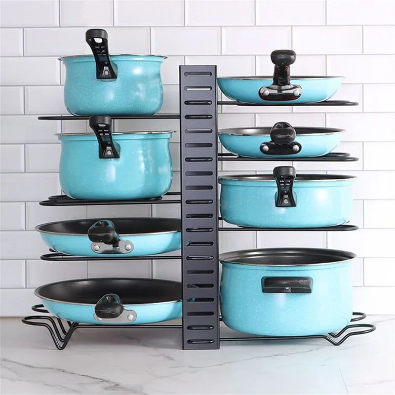 Hom & Ember – Elegant Cookware Organiser for a Clutter - Free Kitchen with Timeless Charm - Hom & Ember