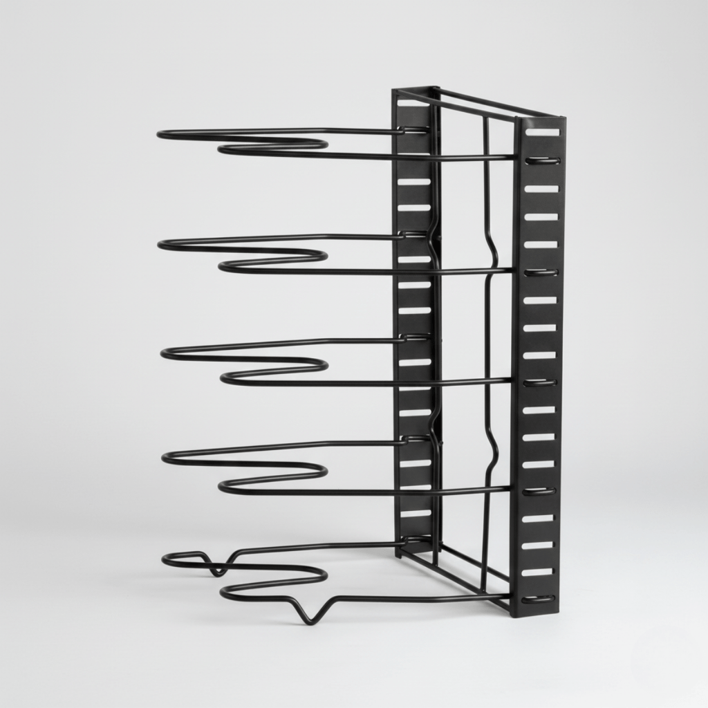 Hom & Ember – Elegant Cookware Organiser for a Clutter - Free Kitchen with Timeless Charm - Hom & Ember