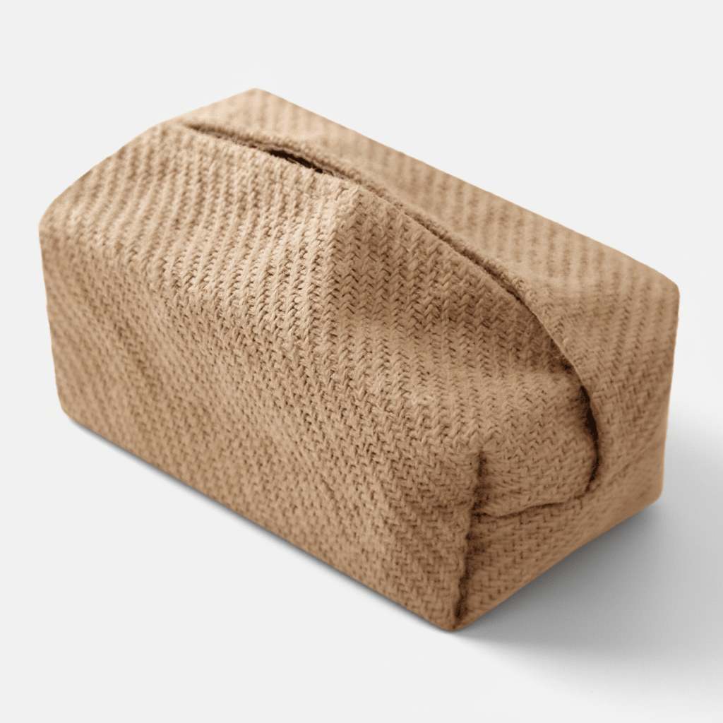 Hom & Ember – Elegant Cotton and Linen Tissue Box for a Touch of Timeless Luxury - Hom & Ember