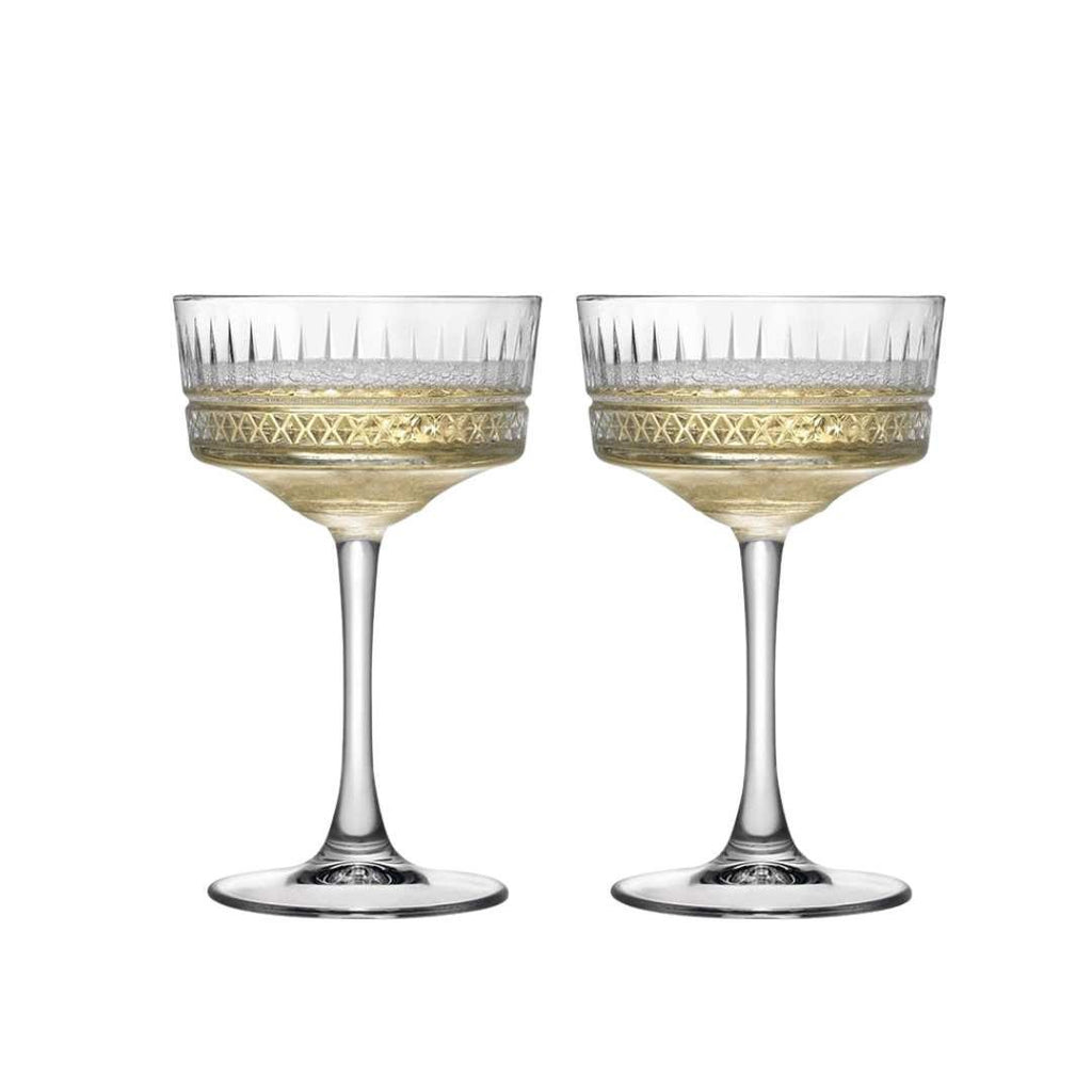 Hom & Ember – Elegant Crystal Cocktail Glasses for Sophisticated Gatherings with Timeless Charm - Hom & Ember