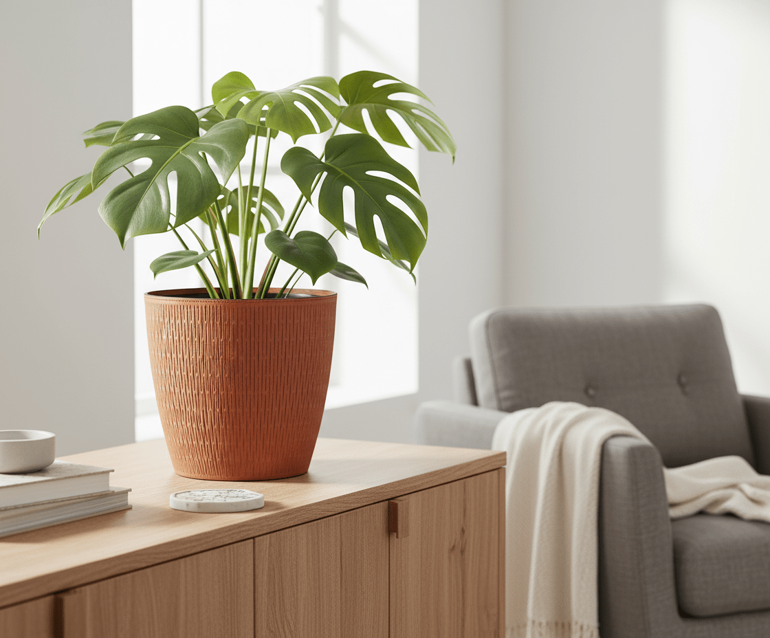 Hom & Ember – Elegant Designer Vase Recycled Leather Silvy Collection - Hom & Ember